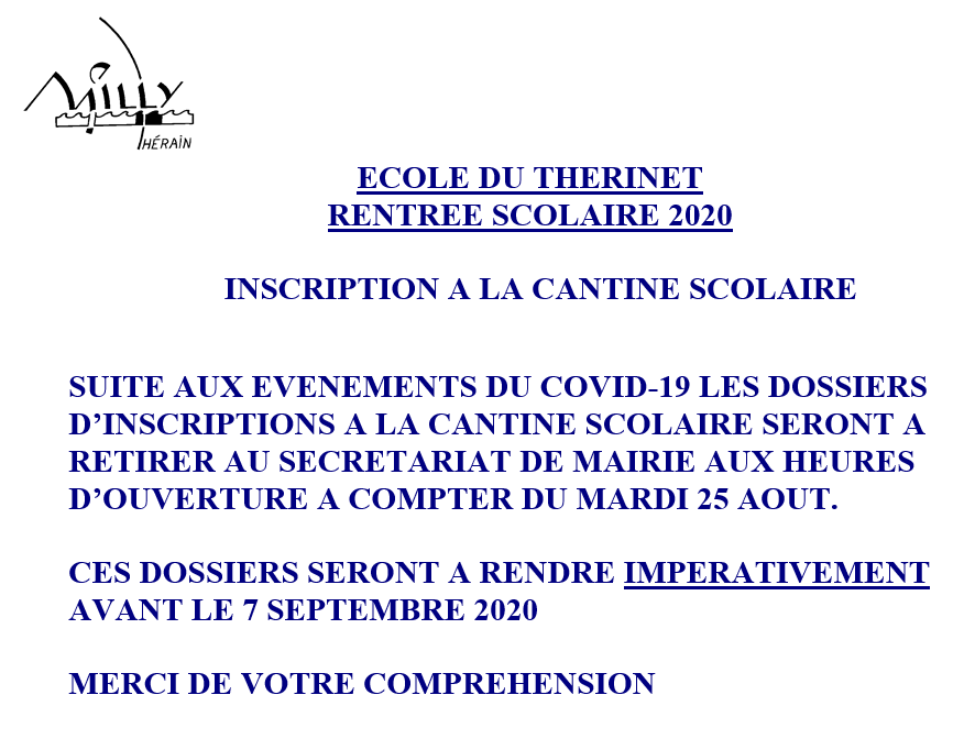affiche cantine